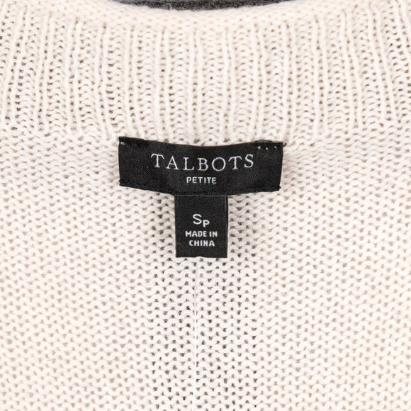 Talbots Thermolite Merino Wool Blend Snowflake Sweater Women's Size SMALL PETITE - Picture 6 of 6